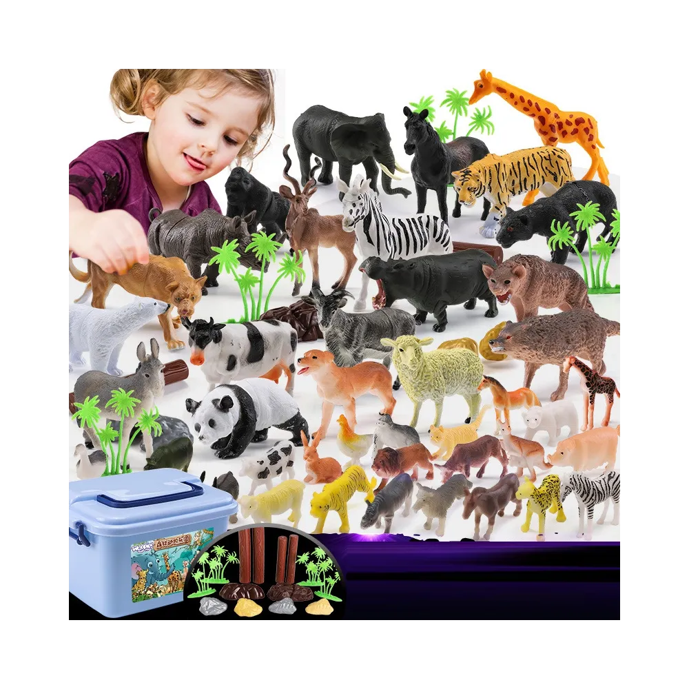 Figurki zwierząt w zestawie WOOPIE XXL