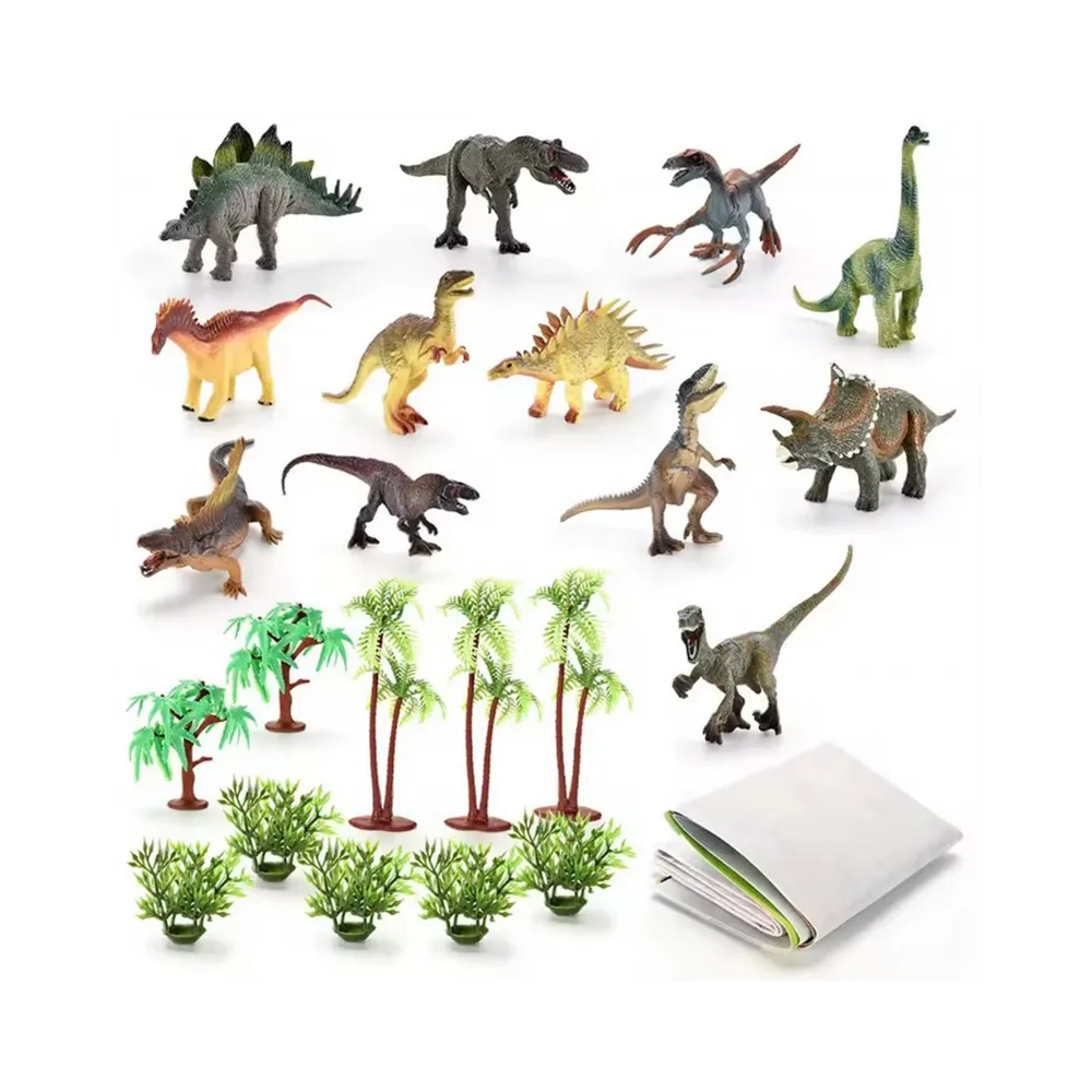 Mata przedstawiająca prehistoryczny park do odkrywania.