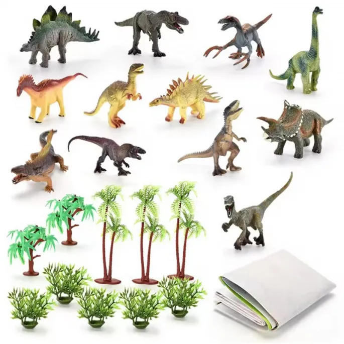 Mata przedstawiająca prehistoryczny park do odkrywania.