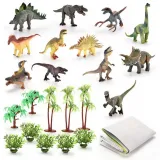 Mata przedstawiająca prehistoryczny park do odkrywania.