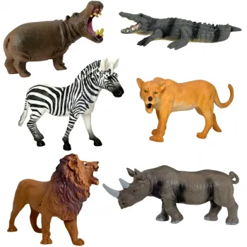 Realistyczne figurki zwierząt w zestawie WOOPIE