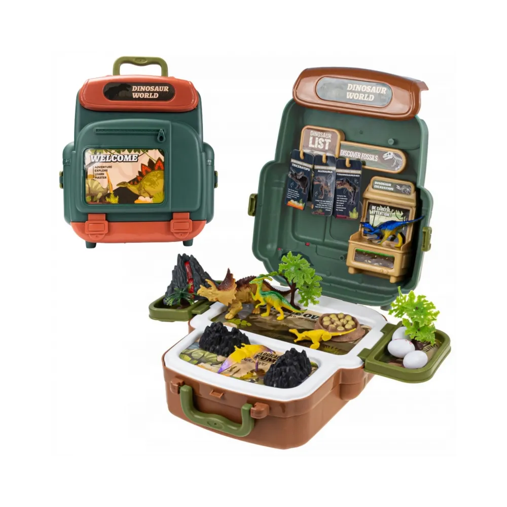 Figurki dinozaurów z zestawu WOOPIE