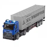 Ruchoma ciężarówka z kontenerem i odpinaną naczepą
