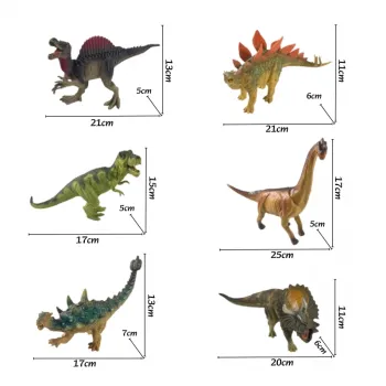 Bezpieczne figurki dinozaurów z elastycznej gumy