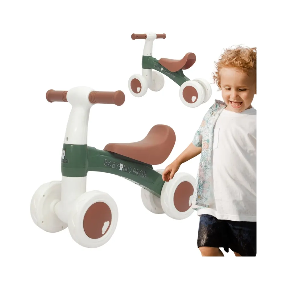 WOOPIE rowerek biegowy dla dzieci w kolorze zielonym