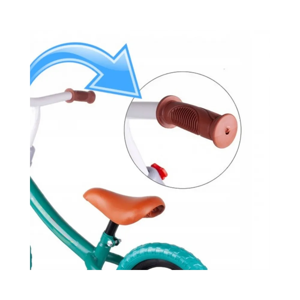 Regulowana wysokość kierownicy dla rosnącego dziecka