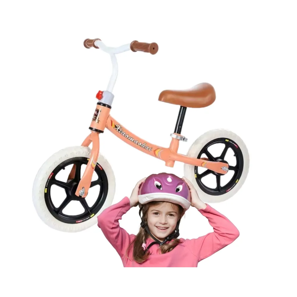 Pomarańczowy rowerek biegowy dla dzieci