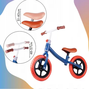 Bezpieczny rowerek dla maluchów z regulacją siodełka