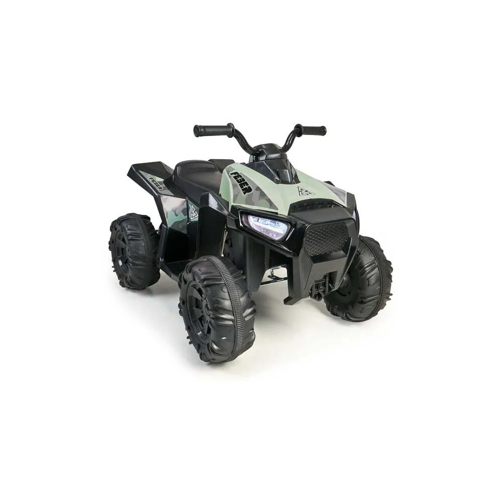 Elektryczny quad w kolorze moro idealny dla dzieci