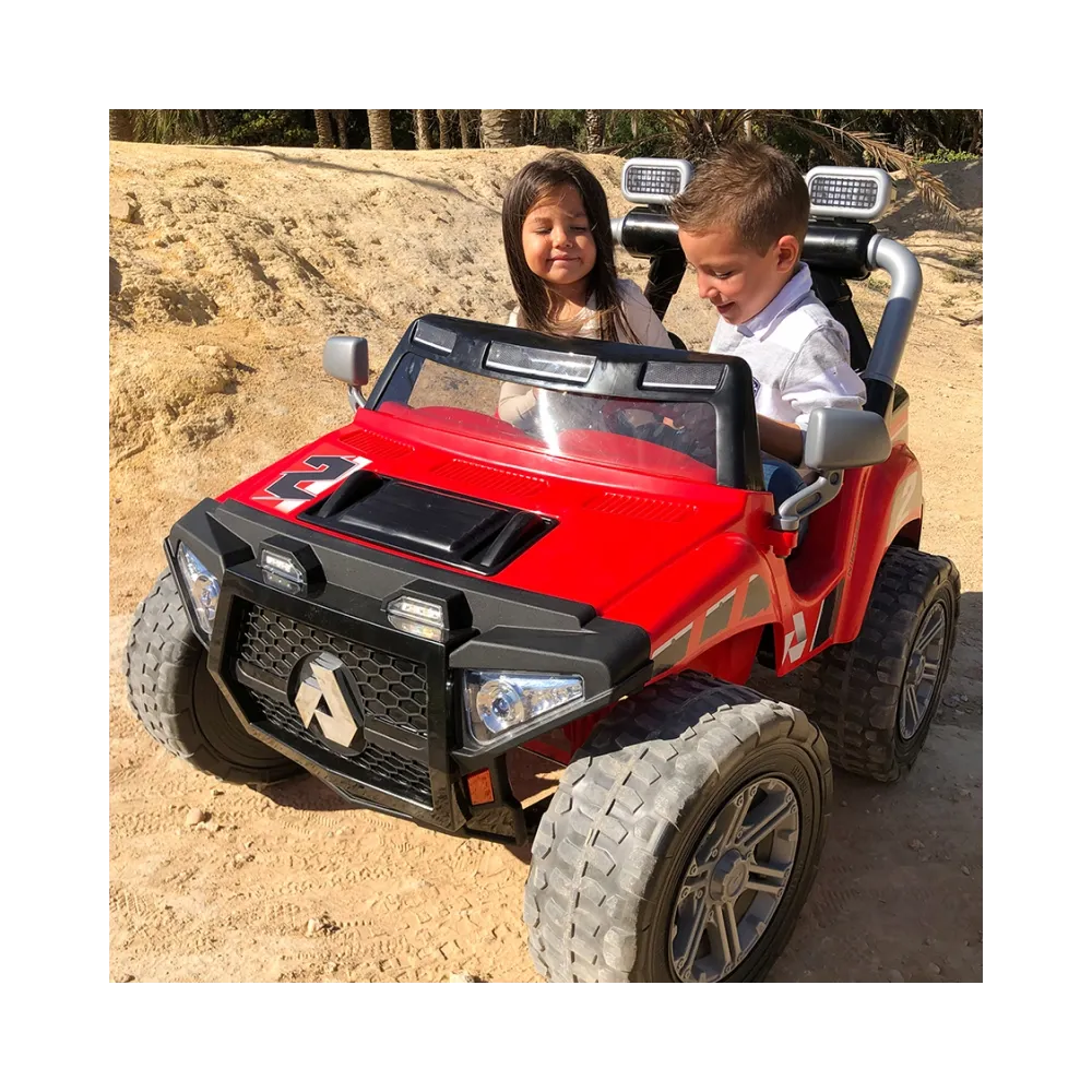 INJUSA Samochód Na Akumulator 24V Monster Dwuosobowy LED