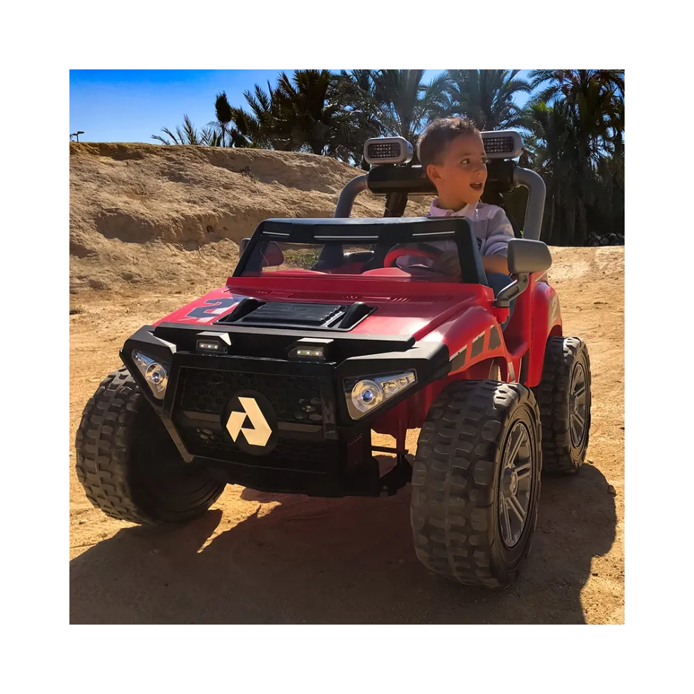 INJUSA Samochód Na Akumulator 24V Monster Dwuosobowy LED