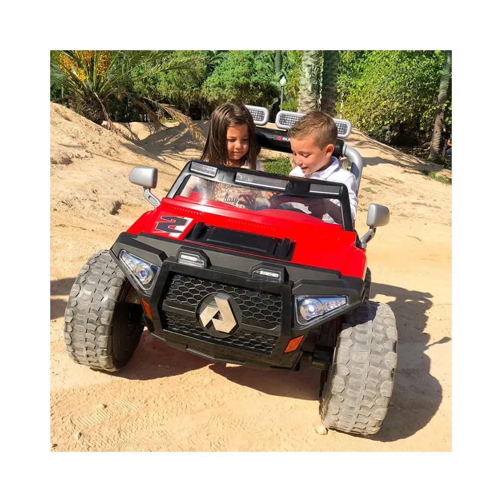 INJUSA Samochód Na Akumulator 24V Monster Dwuosobowy LED