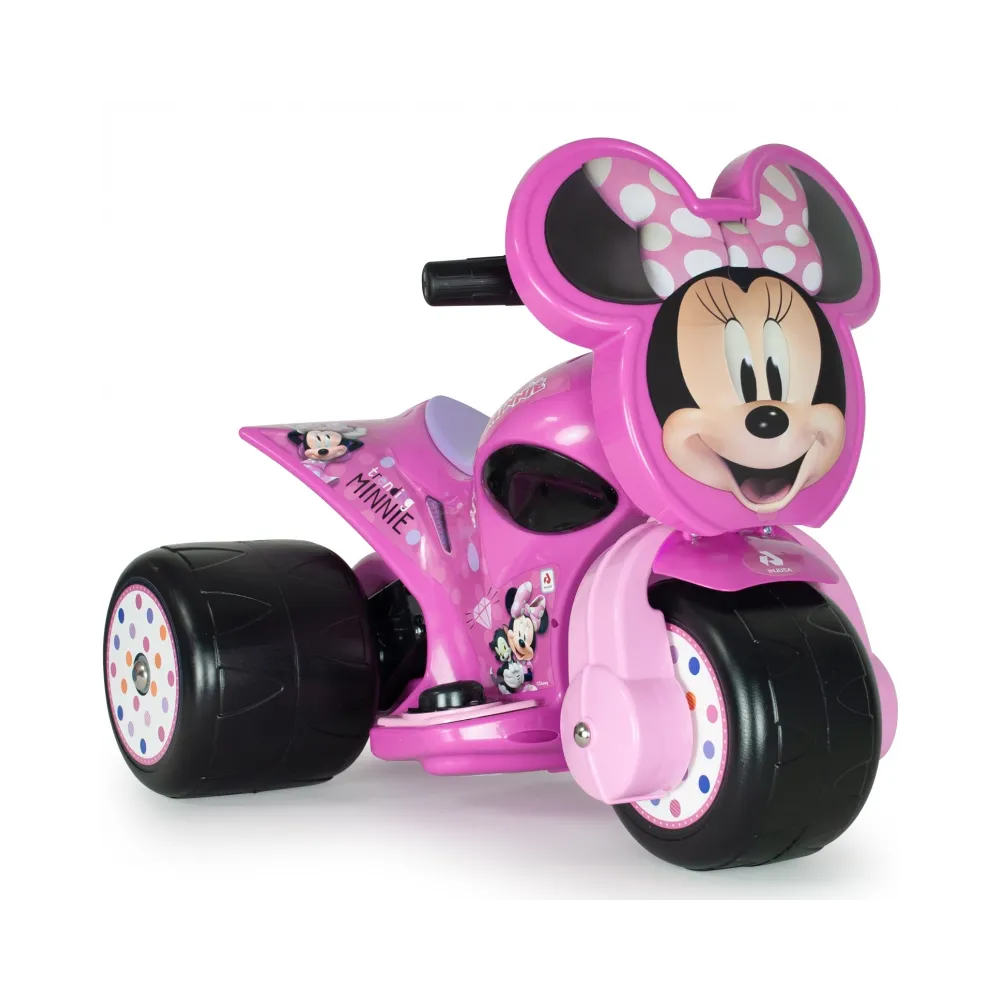 INJUSA Trzykołowiec Myszka Minnie Samurai 6V Jeździk dla Dzieci