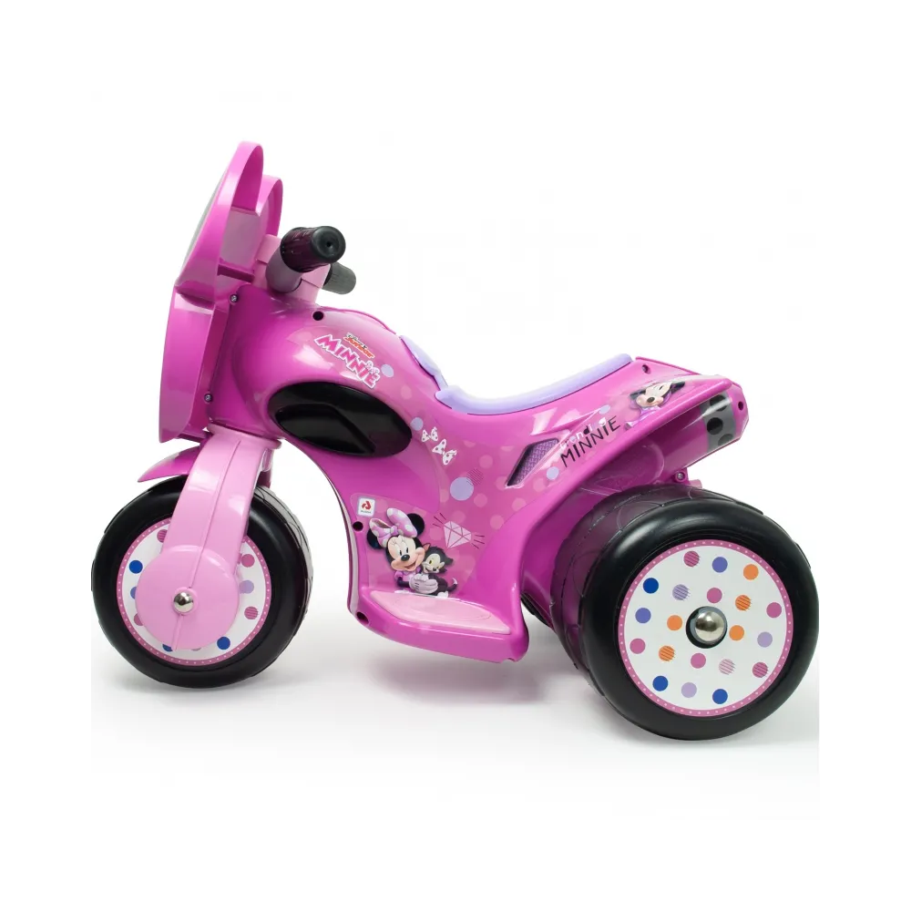 INJUSA Trzykołowiec Myszka Minnie Samurai 6V Jeździk dla Dzieci