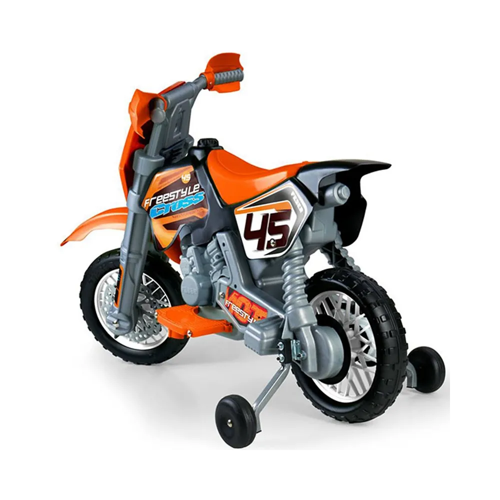 Dziecięcy motocykl cross od Feber z wysokiej jakości materiałów