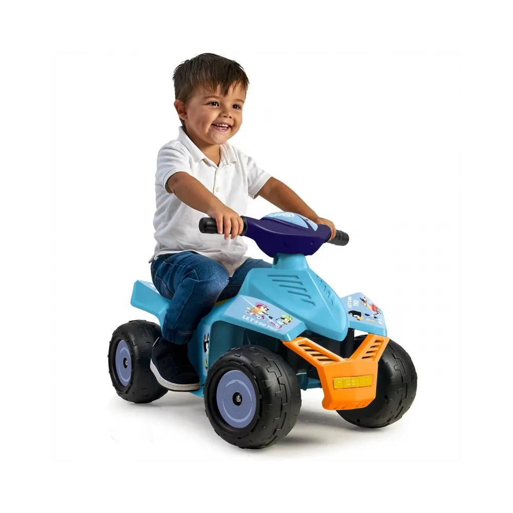 Niebieski quad na akumulator dla dzieci z licencją Bluey