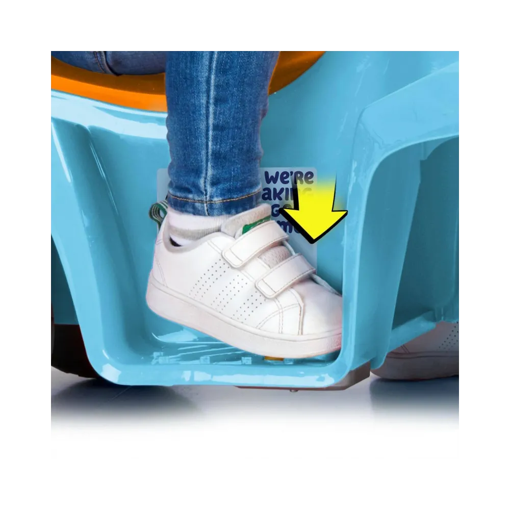 Zabawka quadowa z funkcją gazu i hamulca w jednym pedale