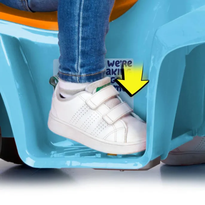 Zabawka quadowa z funkcją gazu i hamulca w jednym pedale