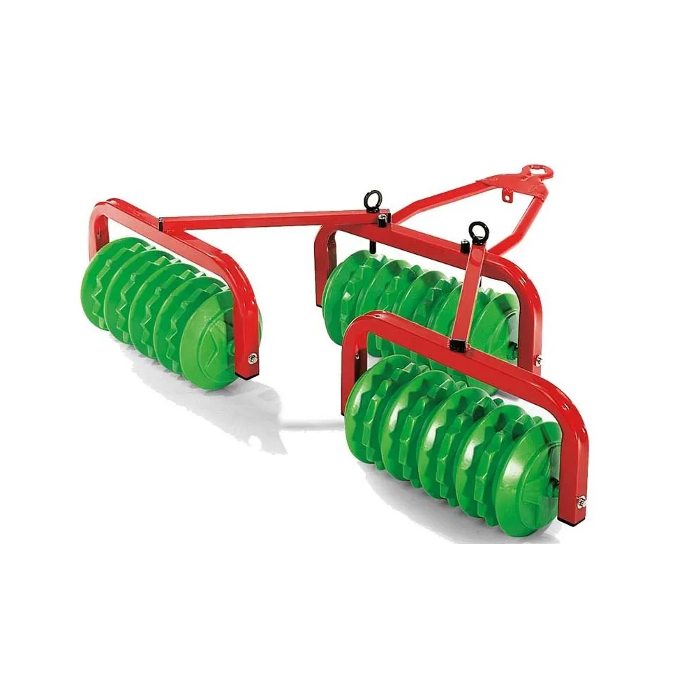 Brona talerzowa Rolly Toys na zjeżdżalni z traktorami