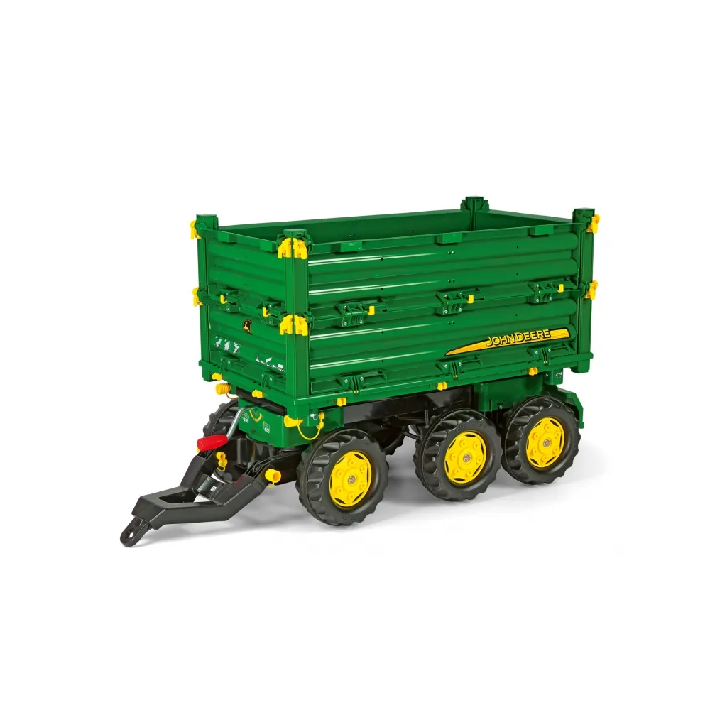 Zielona przyczepa wywrotka Rolly Toys dla dzieci