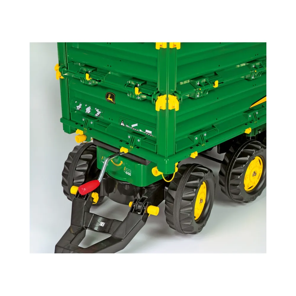 Stabilna konstrukcja przyczepy wywrotki Rolly Toys