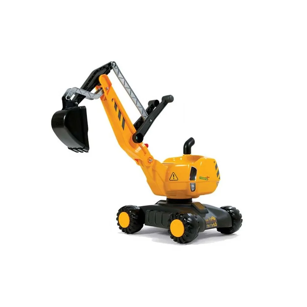 Żywe kolory koparki samobieżnej dla małych inżynierów