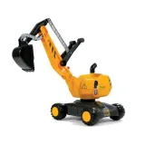 Żywe kolory koparki samobieżnej dla małych inżynierów