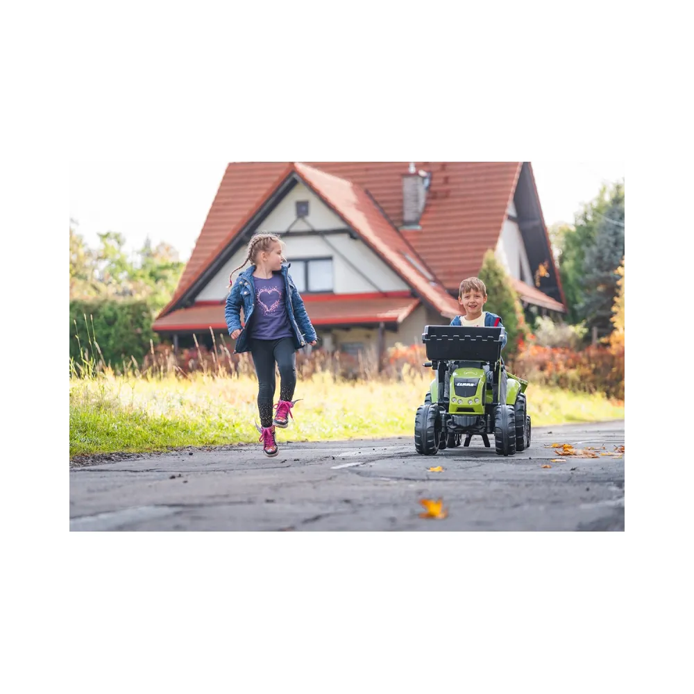 Dziecięcy traktor z przyczepką do zabawy