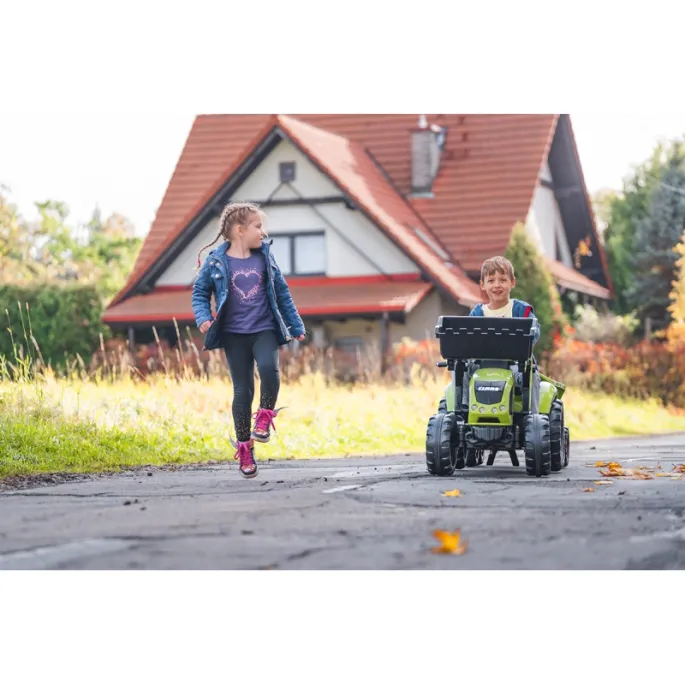 Dziecięcy traktor z przyczepką do zabawy