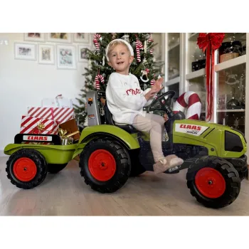 FALK Traktor Claas z odczepianą przyczepka dla małych farmerów