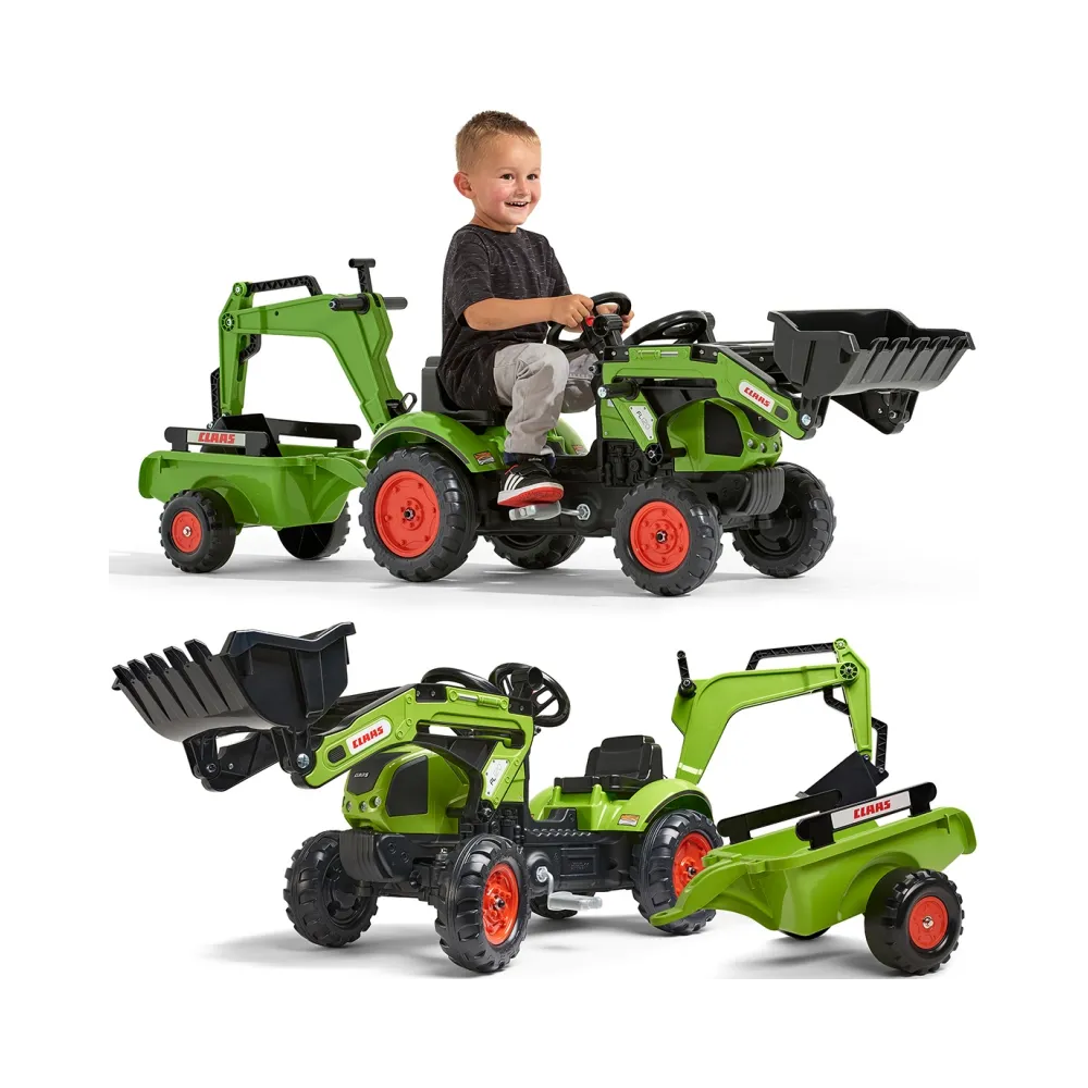 Traktor FALK z przyczepą do zabawy dla dzieci