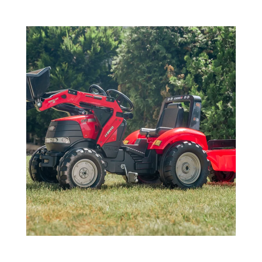 Bezpieczny traktor dla młodych budowniczych