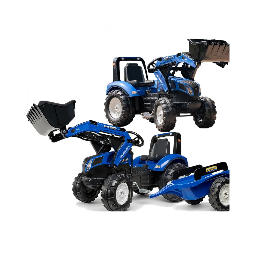 Traktor New Holland z przyczepką dla małych dzieci