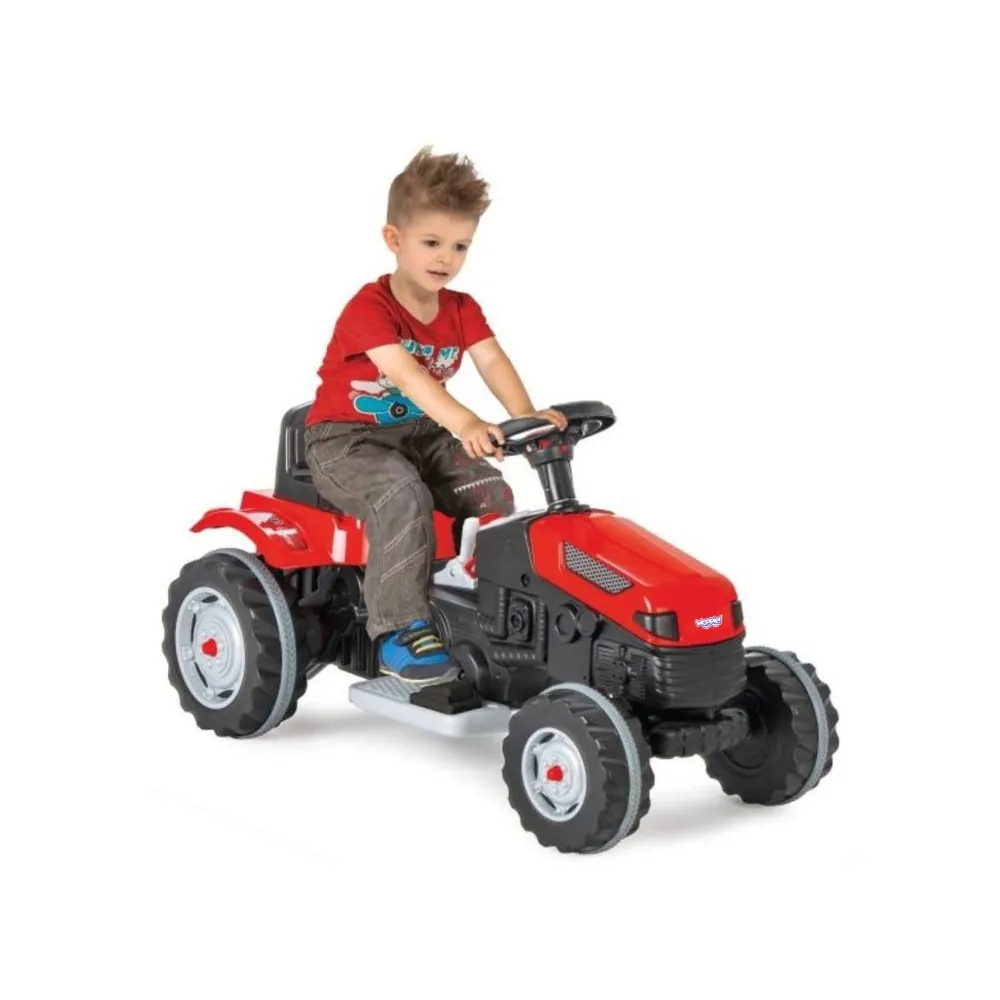 Dziecko bawi się traktor na akumulator WOOPIE