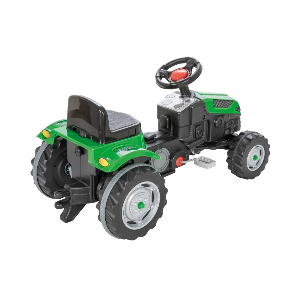 Ekologiczny traktor na pedały z hakiem holowniczym