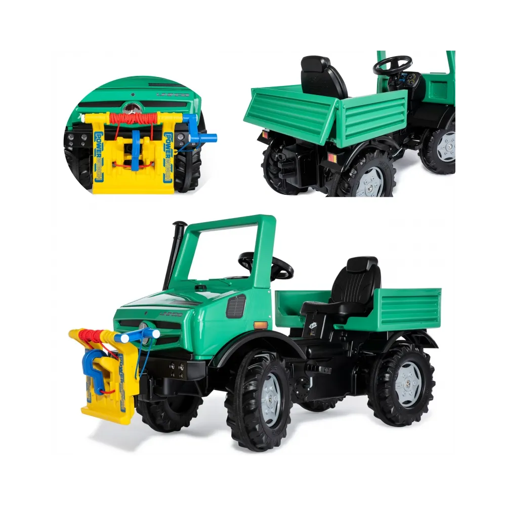 Terenowy samochód RollyUnimog Forst w zielonym kolorze