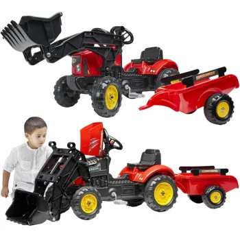 FALK traktorek z ruchomą łyżką dla dzieci