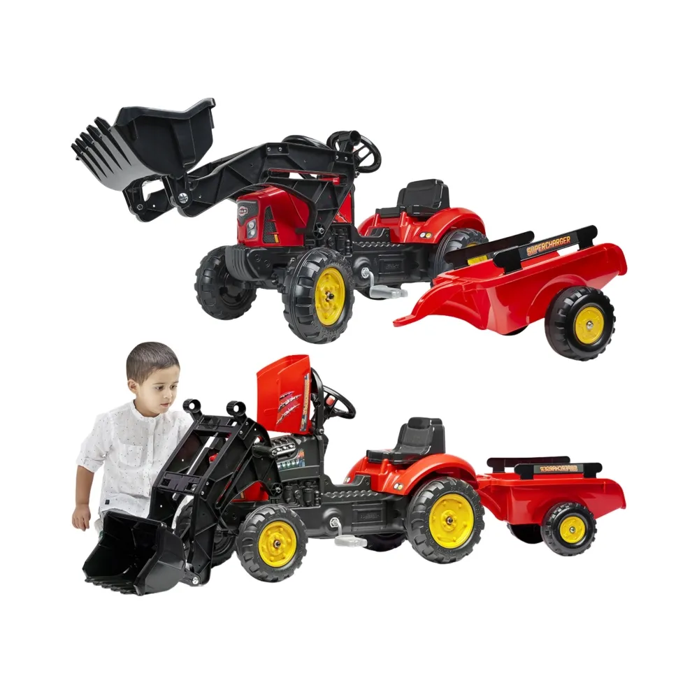 FALK traktorek z ruchomą łyżką dla dzieci