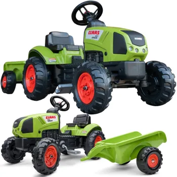 FALK Traktor Claas na pedały w kolorze zielonym