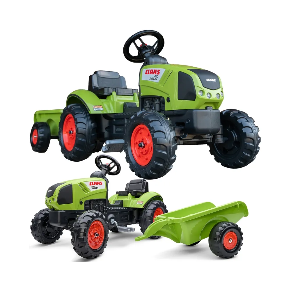 FALK Traktor Claas na pedały w kolorze zielonym