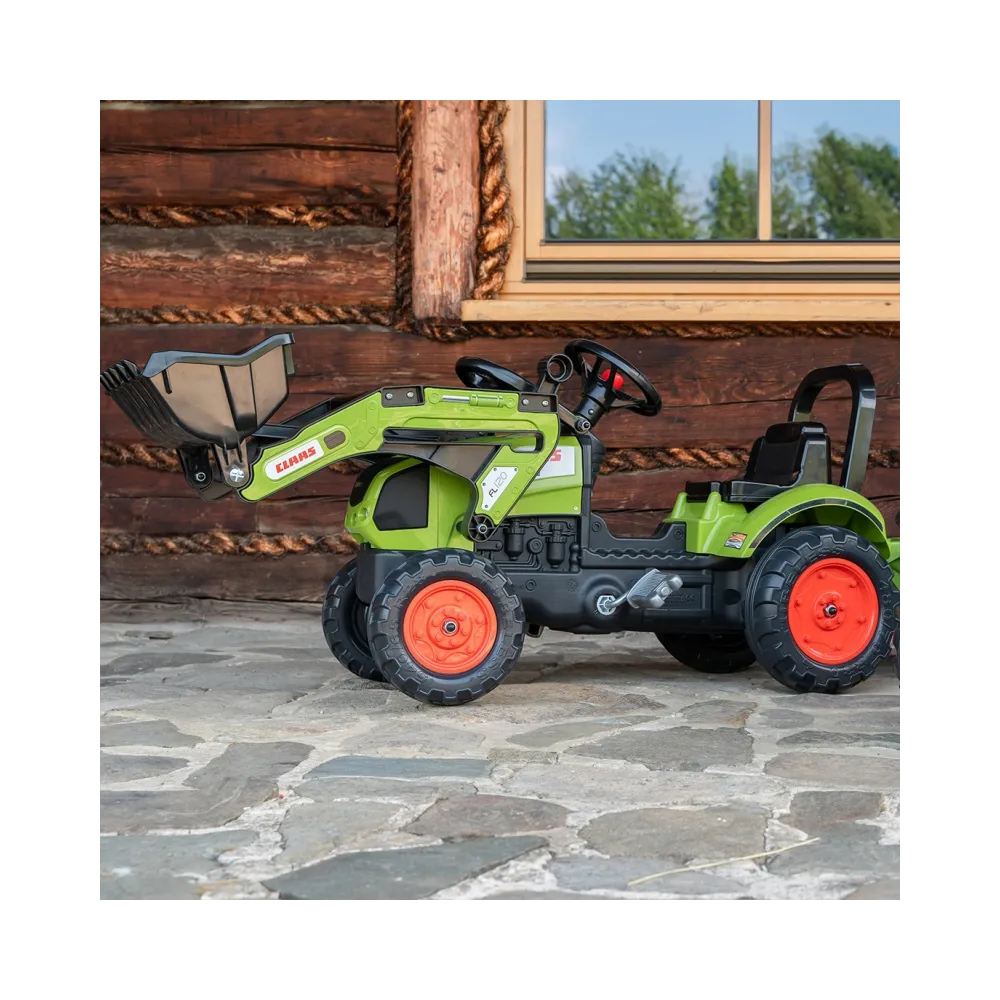 Bezpieczny traktor Claas z klaksonem dla dzieci