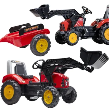 FALK traktor na pedały dla dzieci w kolorze czerwonym