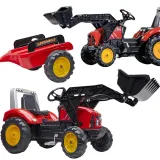 FALK traktor na pedały dla dzieci w kolorze czerwonym