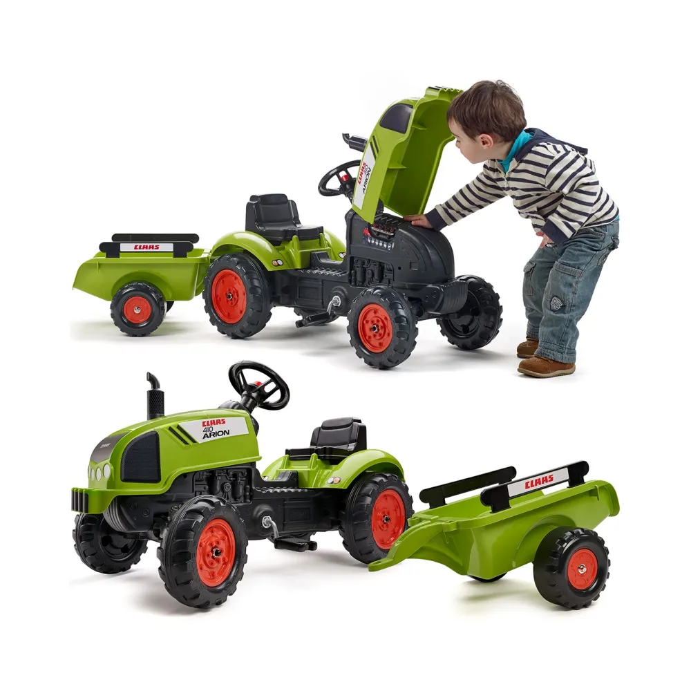 Zielony traktorek Claas na pedały dla dzieci