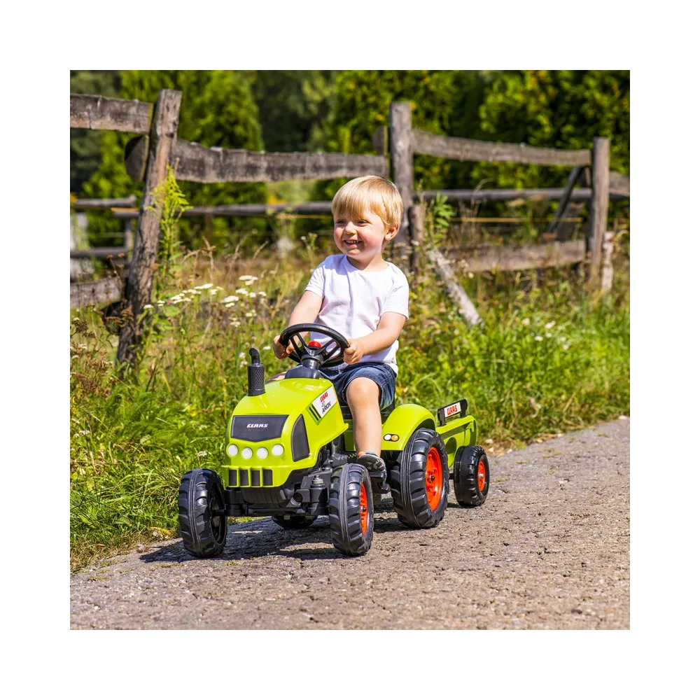 Dziecięcy traktorek FALK z odpinaną przyczepą