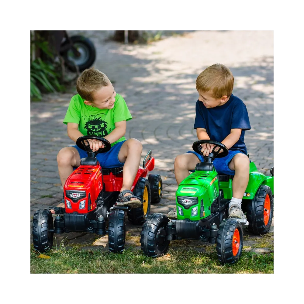 FALK Red Supercharger - trwały traktorek dla młodych traktorzystów