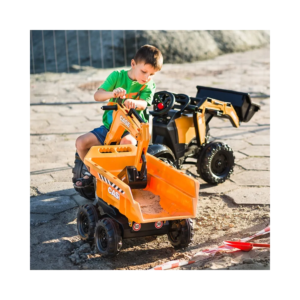 FALK Traktor Case IH do zabawy dla małych traktorzystów
