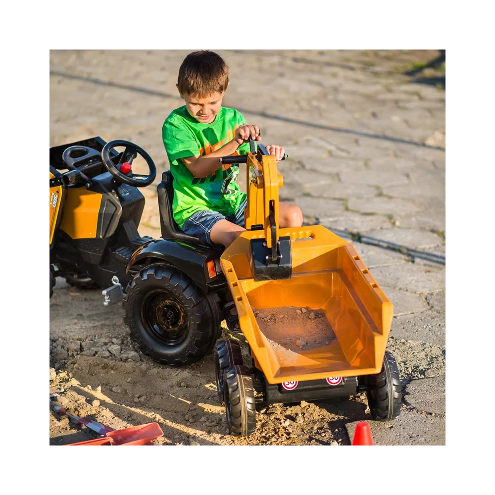 Bezpieczny traktor dla dzieci od 3 lat z funkcjonalnościami
