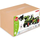 Kreatywna zabawa z zielonym traktorem FALK z akcesoriami.