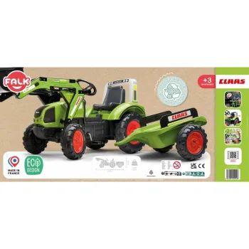 Traktor CLAAS dla dzieci rozwijający umiejętności motoryczne.